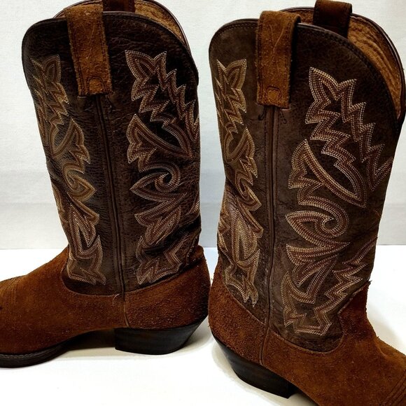 Twisted X Western Cowboy Boots Leather Embroidered Upper Men's 8.5D Anti-Fungal - Picture 9 of 12